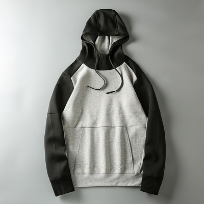 Hanorac modern pentru bărbați cu cravate și glugă