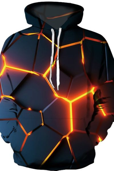 Šareni muški sweatshirt s kapuljačom