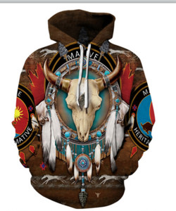 Ανδρικό καθημερινό φούτερ με διαφορετικά prints