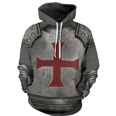 Ανδρικό καθημερινό φούτερ με διαφορετικά prints