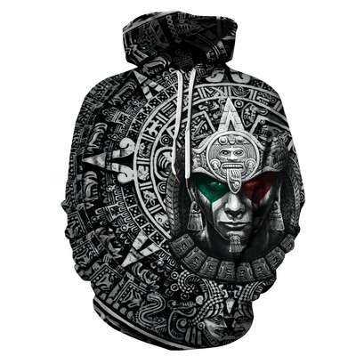 Ανδρικό καθημερινό φούτερ με διαφορετικά prints