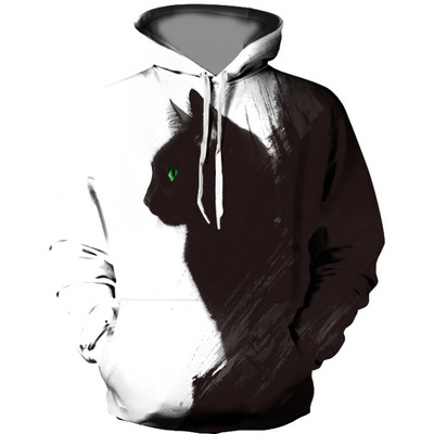 Ανδρικό καθημερινό φούτερ με διαφορετικά prints