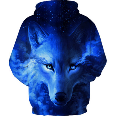 Ανδρικό καθημερινό φούτερ με διαφορετικά prints