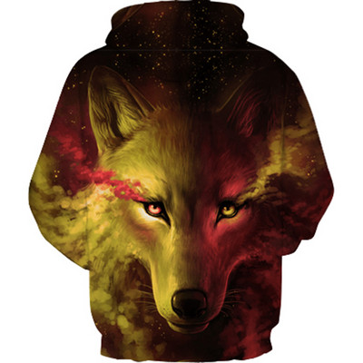 Ανδρικό καθημερινό φούτερ με διαφορετικά prints