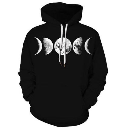 Ανδρικό καθημερινό φούτερ με διαφορετικά prints