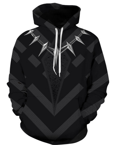 Ανδρικό καθημερινό φούτερ με διαφορετικά prints