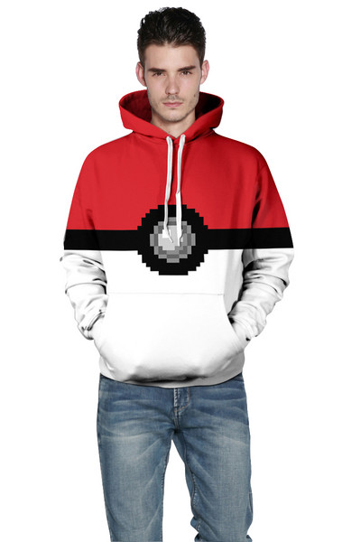 Ανδρικό καθημερινό φούτερ με διαφορετικά prints