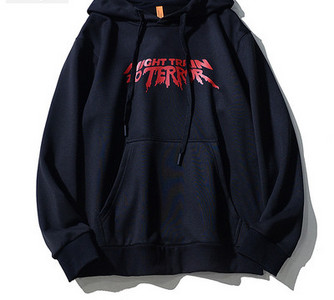 Hanorac pentru bărbați cu inscripție și glugă - trei culori