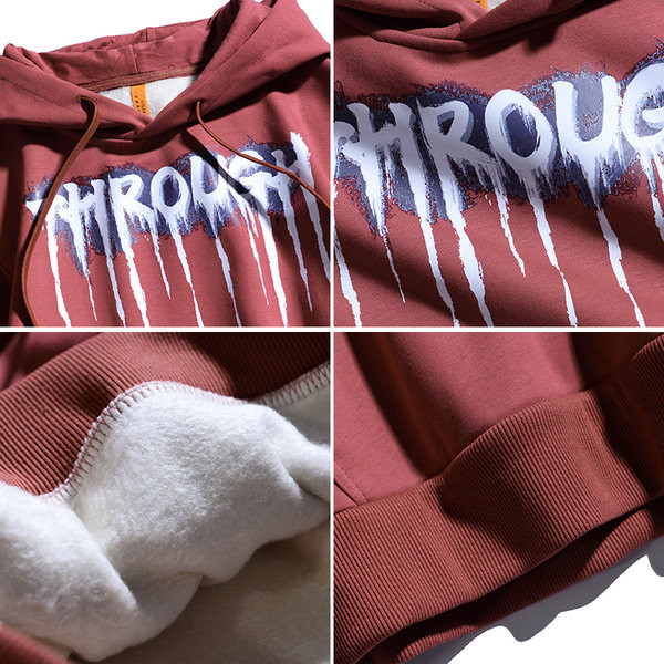 Hanorac pentru bărbați cu inscripție și cravate