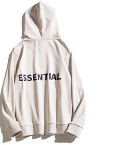 Μοντέρνο ανδρικό φούτερ με επιγραφή και κουκούλα