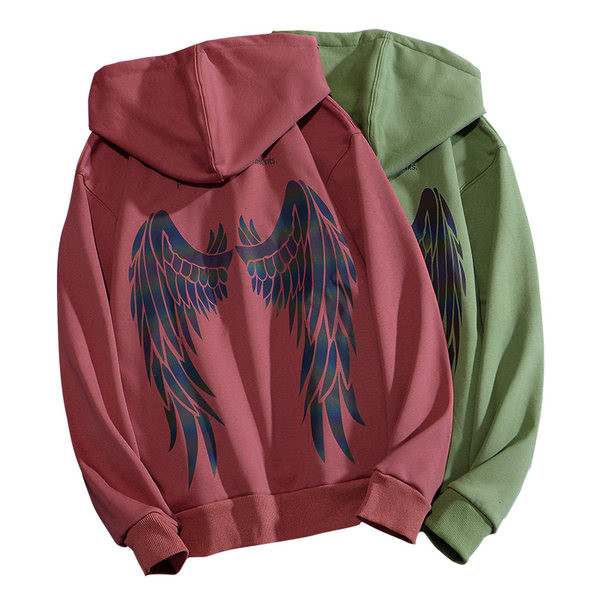 Férfi pulóver rátéttel és kapucnival - többféle színben