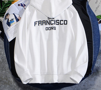 Ανδρικό φούτερ με κουκούλα και στάμπα - σε πολλά χρώματα