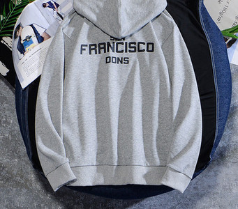 Ανδρικό φούτερ με κουκούλα και στάμπα - σε πολλά χρώματα