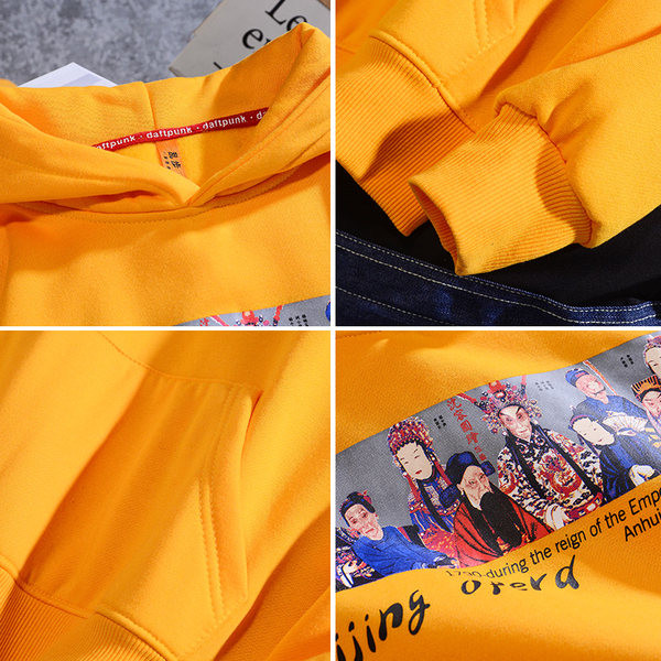 Hanorac zilnic pentru bărbați cu sau fără aplicație