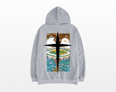 Hanorac pentru bărbați cu aplicație - mai multe culori