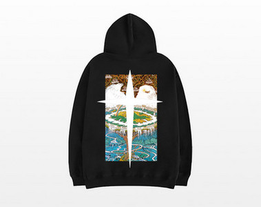 Hanorac pentru bărbați cu aplicație - mai multe culori