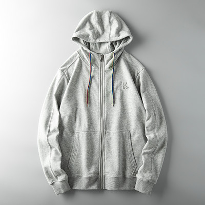 Hanorac pentru bărbați cu fermoar și glugă - în trei culori