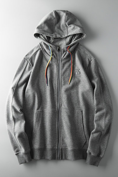 Hanorac pentru bărbați cu fermoar și glugă - în trei culori