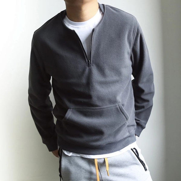 Model actual de hanorac curat pentru bărbați, fără închidere