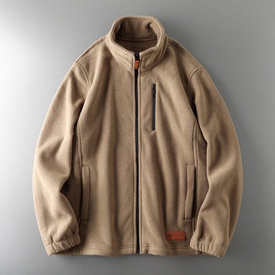 Hanorac polar pentru bărbați cu guler înalt - trei culori