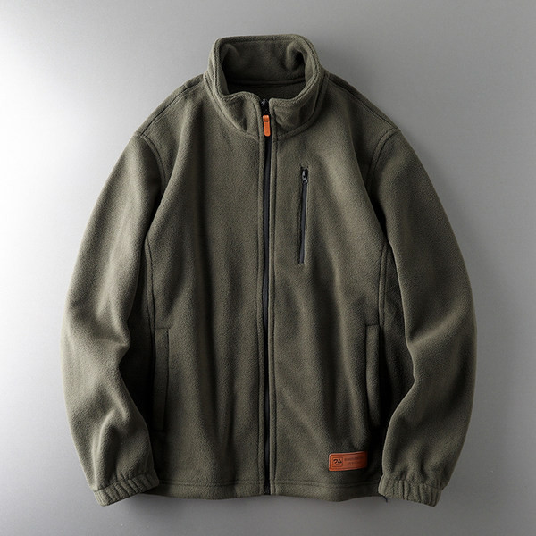 Hanorac polar pentru bărbați cu guler înalt - trei culori