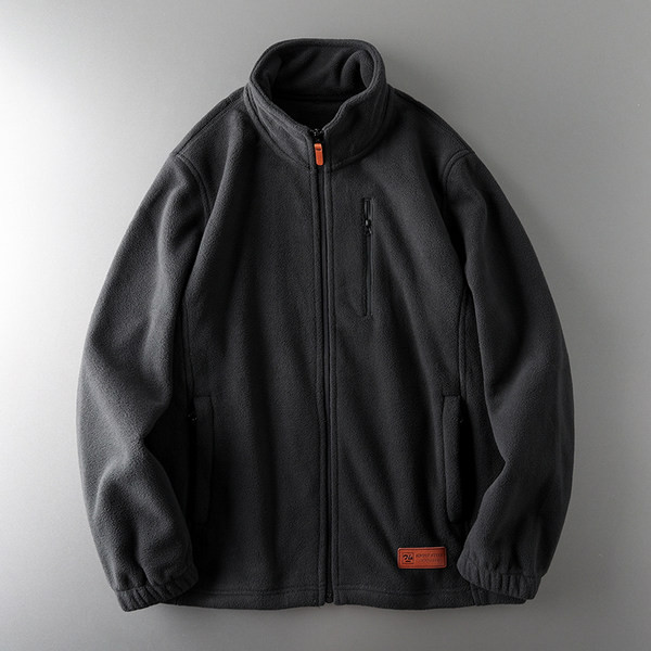 Hanorac polar pentru bărbați cu guler înalt - trei culori