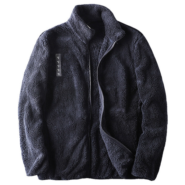 Ανδρικό μοντέρνο φούτερ με απλό μοντέλο με φερμουάρ