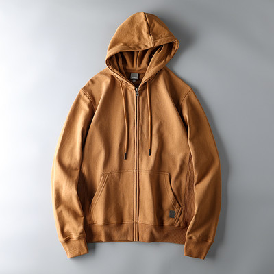 Hanorac zilnic monocolor cu fermoar