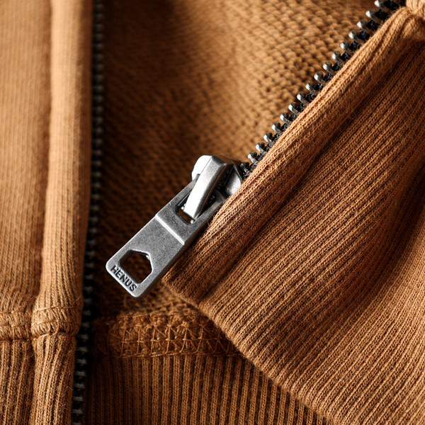 Hanorac zilnic monocolor cu fermoar