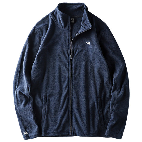 Hanorac barbatesc cu broderie si fermoar