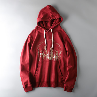 Hanorac pentru barbati model nou cu cravate si imprimeu