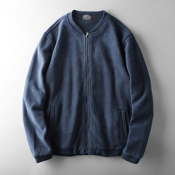 Hanorac casual barbatesc fara inchidere si decolteu oval