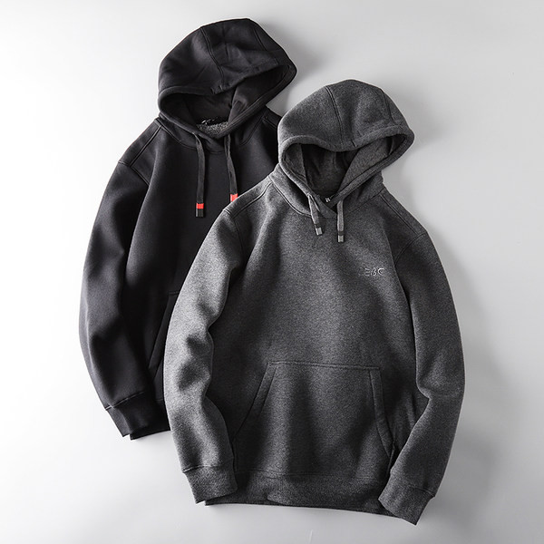 Hanorac pentru bărbați cu căptușeală caldă și buzunar