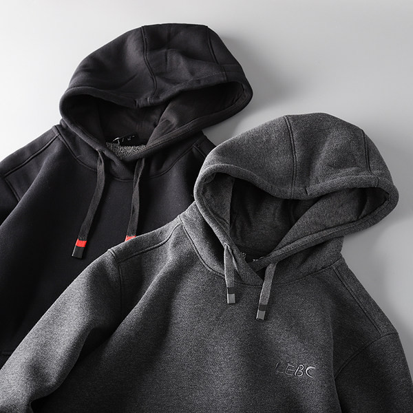 Hanorac pentru bărbați cu căptușeală caldă și buzunar