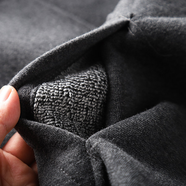 Hanorac pentru bărbați cu căptușeală caldă și buzunar