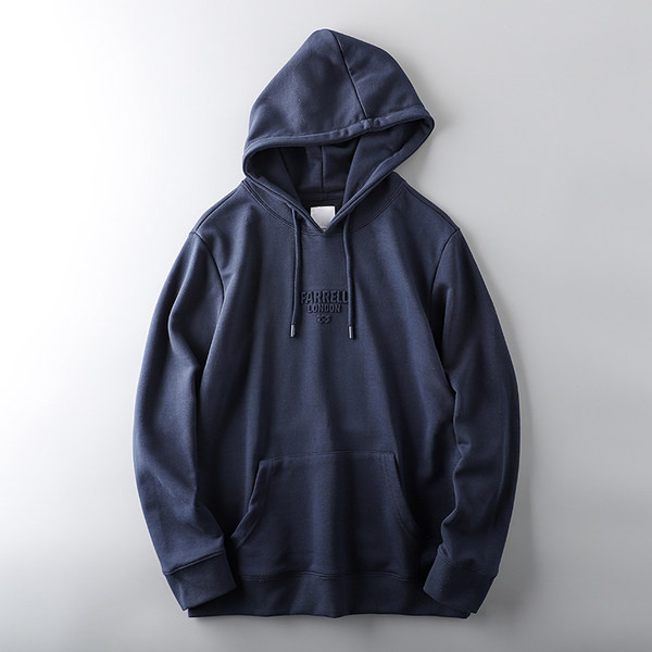 Μονόχρωμο καθημερινό φούτερ με επιγραφή