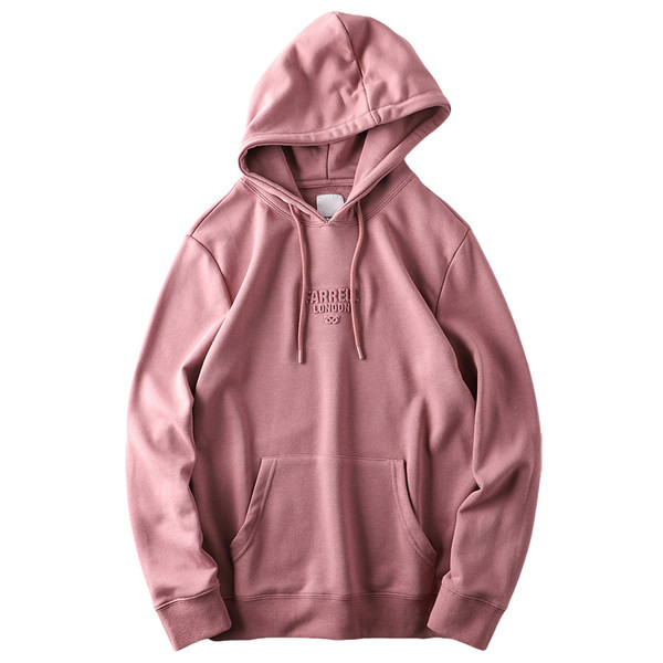 Μονόχρωμο καθημερινό φούτερ με επιγραφή