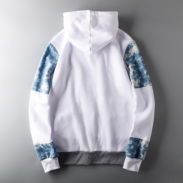 Ανδρικό φούτερ φθινοπώρου-χειμώνα με κουκούλα και φερμουάρ