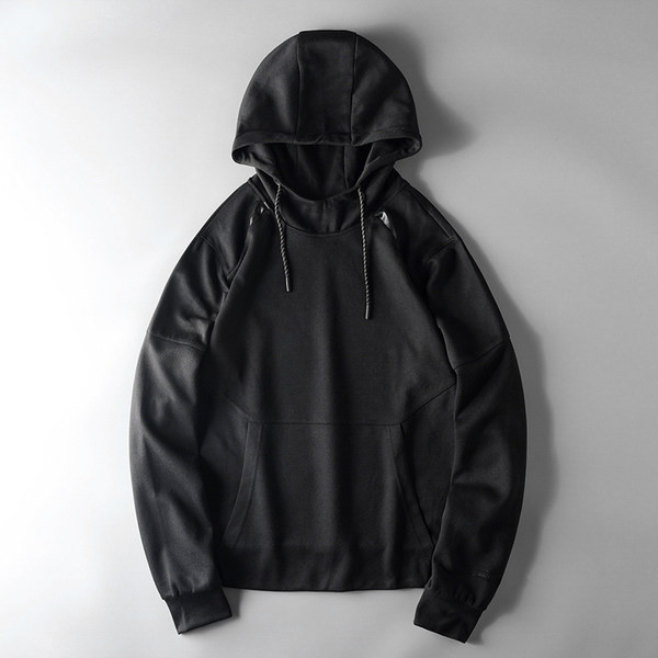 Απλό ανδρικό φούτερ με κουκούλα και τσέπη