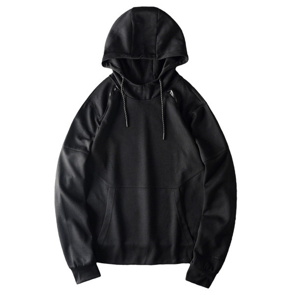 Απλό ανδρικό φούτερ με κουκούλα και τσέπη