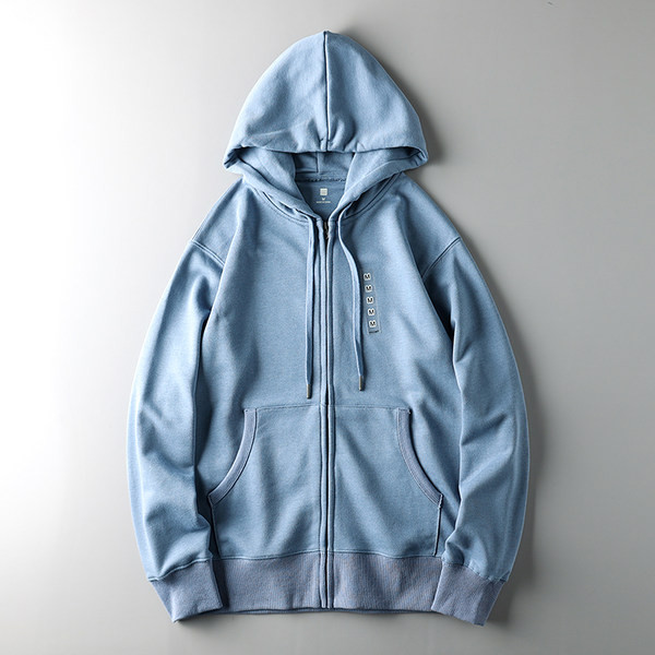 Ανδρικό μονόχρωμο φούτερ με κουκούλα σε πολλά χρώματα