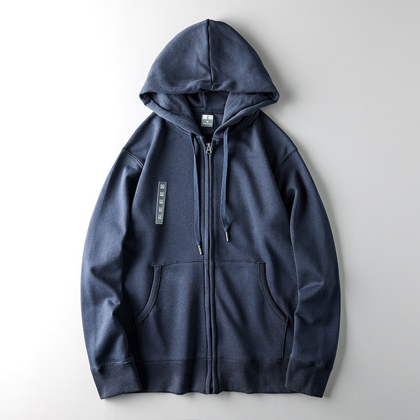 Ανδρικό μονόχρωμο φούτερ με κουκούλα σε πολλά χρώματα