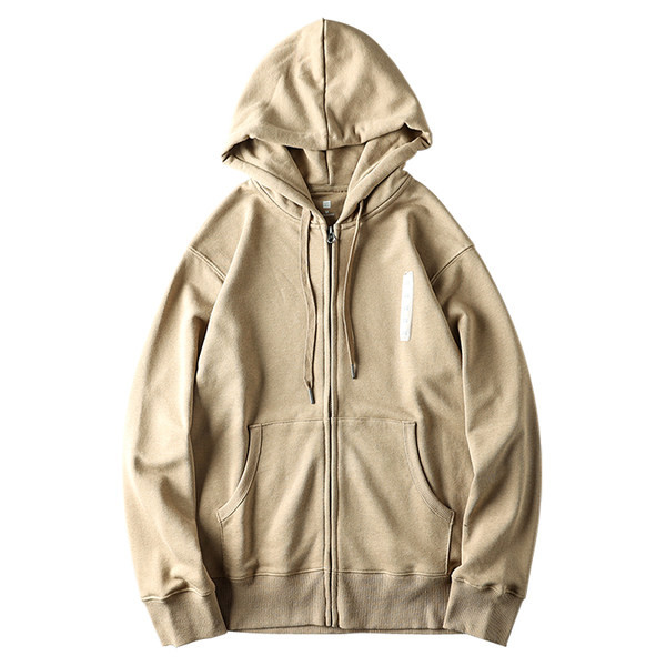 Ανδρικό μονόχρωμο φούτερ με κουκούλα σε πολλά χρώματα