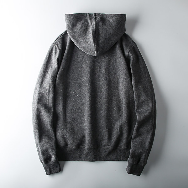 Καθημερινό φούτερ με κουκούλα και τσέπη σε γκρι χρώμα