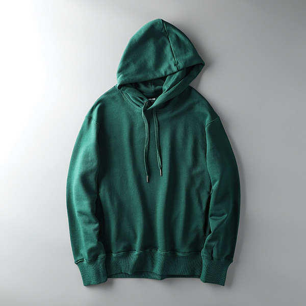 Hanorac bărbătesc din bumbac cu glugă și cravate