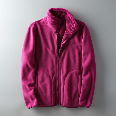 Γυναικείο φούτερ polar με τσέπη και φερμουάρ