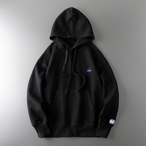 Ανδρικό πουλόβερ με κουκούλα και  κορδόνια