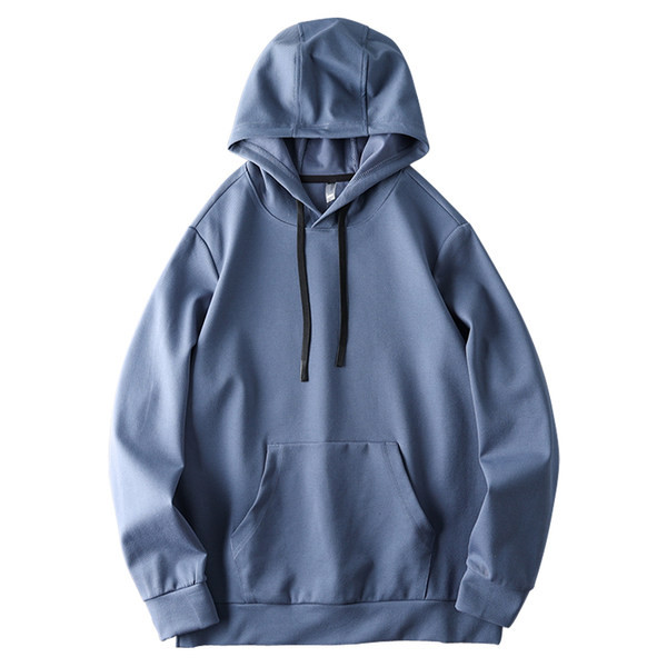 Férfi pulóver elülső zsebbel és nyakkendővel