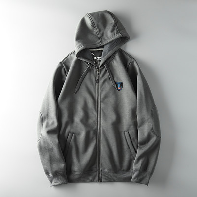 Hanorac zilnic pentru bărbați cu emblemă și glugă