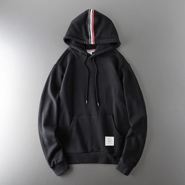 Hanorac barbatesc cu gluga si buzunar in doua culori